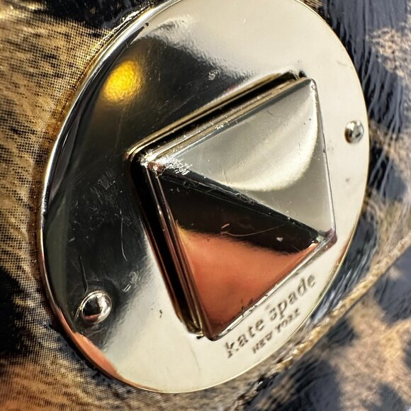 KATE SPADE | Leopard Cheetah Animal Print Crossbody | Gold Black | L141 - Picture 3 of 16